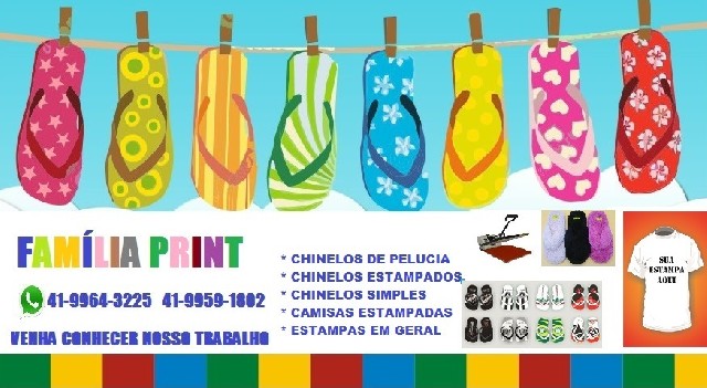 Chinelos de pelucia